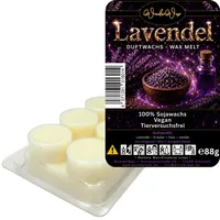WonderWax Duftwachs Wax Melts für Duftlampe, 6 Kreise Duftmelt Wachsmelt Sojawachs Duftwachs Würfel für Raumdüfte, Wachs Duftöl Winter Indoor Schmelzen für Aromalampe Lavendel