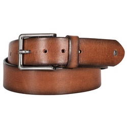 Vanucci VXA-7 Leder-Gürtel braun unisex, 120