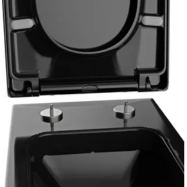 Bernstein WC-Sitz U1002 Schwarz mit LED-Beleuchtung