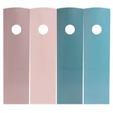 Exacompta - Ref. 182606SETD – Set mit 4 Magazinen MAG-CUBE Skandi, Zeitschriftenhalter, Kataloge, Zeitschriften, Aufbewahrung für Dokumente im Format A4 und A4 Maxi – Breite 27,5 x m – 4 verschiedene