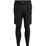 Skins S5 Superpose Long Tights Herren Schwarz S