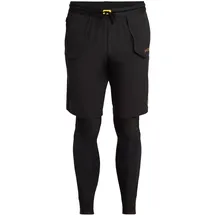 Skins S5 Superpose Long Tights Herren Schwarz S