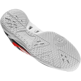 Kempa Herren Wing 2.0 Handballschuhe Weiß Rot Schwarz, 39 EU