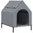 vidaXL Hundehütte 172590 0 x 0 x 0 cm Stahl Grau