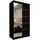 masseno Schwebetürenschrank MIRELLA 120 x 216 x 61 cm Schwarz