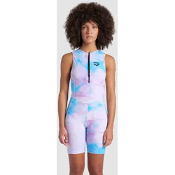 Kurzer Jumpsuit Damen arena Studio - Cyan Multi Tie&dye - M