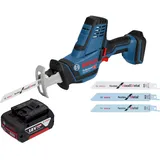 Bosch Professional, Säbelsäge, 18 V + 1x Akku 5,0 Ah - ohne Ladegerät