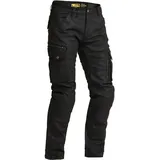 Lindstrands Luvos Cargo Motorrad Textilhose, schwarz, 52