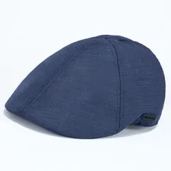 Schiebermütze CHILLOUTS "Kapolei Hat", Herren, Gr. L/XL, blau, Kunstfaser, meliert, Mützen, strapazierfähig, pflegeleicht, atmungsaktiv, dehnbarer Gummibund