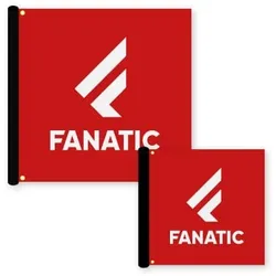 Fanatic Flag Standard 100 x 100 Beach Fahne Windfahne rot 2021