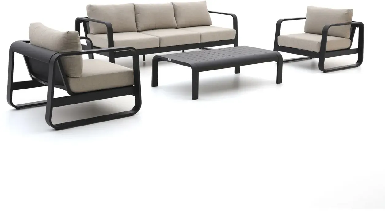 Forza Liri Sessel-Sofa Lounge-Set 4-teilig