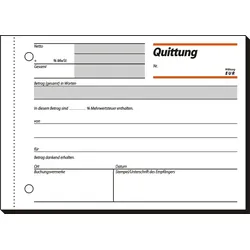 sigel Formularbuch 'Quittung', einfaches Satzbild, A6 quer