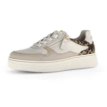 Gabor Plateausneaker Damen Weite K beige/weiß 37