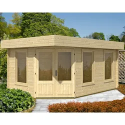 Wolff Finnhaus Gartenhaus 5-Eckhaus Maja 40-B / 1-Raum  Ohne Terrasse