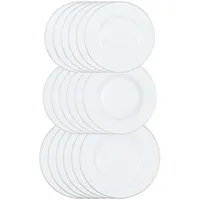 Villeroy & Boch Anmut Platinum No.1 Tellerset 18-tlg. weiß