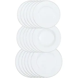 Villeroy & Boch Anmut Platinum No.1 Tellerset 18-tlg. weiß