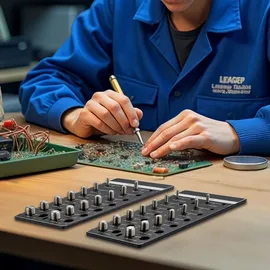 Wiltec Gewindelehre für Bolzen und Muttern 28 cm