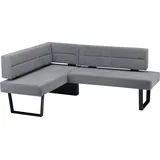 massivline&more Martina 155 x 85 x 195 cm Polyester langer Schenkel rechts blau/grau