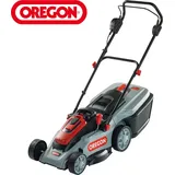 Oregon Akku-Rasenmäher LM300 Mäher ohne Akku & Ladegerät 40 cm Schnitt 50l Korb