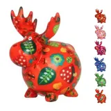 netproshop Spardose Elch Größe S aus Keramik Pomme Pidou ca. 11x7,5x10 cm, Auswahl:Pilze