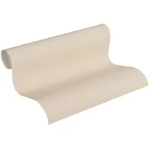 A.S. Création Trendwall Vliestapete Diamonds Tapete Uni 10,05 m x 0,53 m beige