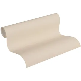 A.S. Création Trendwall Vliestapete Diamonds Tapete Uni 10,05 m x 0,53 m beige