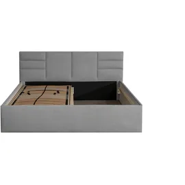 Halmon Schlafkomfort Betten Madera 180 x 200 cm Grau