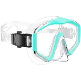 Taucherbrille Kinder, Schwimmbrille Schnorchelmaske für Kinder 6-16 Jahre, Tauchmaske mit Nasenabdeckung 180°Panorama HD Anti Nebel Anti-Leck Taucherbrille für Jungen Mädchen Jugendliche