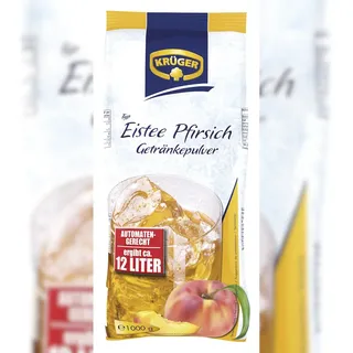 Krüger Eistee Pfirsich Getränkepulver 1,0 kg
