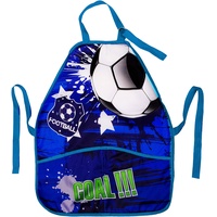 alles-meine.de GmbH Kinderschürze/Schürze - Fußball - Ball Football - größenverstellbar - mit 2 Taschen - mitwachsend - universal/beschichtet & wasserdicht - für Jungen - mal..