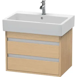 Duravit Waschtischunterschrank Ketho 65x44cm, Ei Nat, 2 Schubk., wandhängend