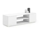 raumhirsch furniture Lowboard 40x40x155 cm Weiß Holzwerkstoff