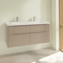 Villeroy & Boch Waschbeckenunterschrank 4 Auszüge 127,2 x 57,9 x 46,2 cm Taupe
