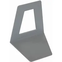 M&M Buchstütze Kunststoff 11,0 x 9,5 x 13,0 cm Grau 1 St.