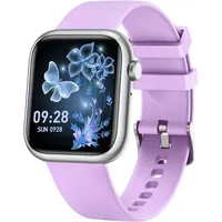 Smartwatch Damen mit Bluetooth Telefonfunktion, 1,83" HD Touchscreen Sportuhr, 120+ Sportmodi, Schrittzähler, Pulsmesser, IP68, iOS Android