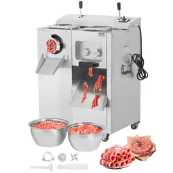 VEVOR Kommerzieller Fleischwolf 6,35kg/min Wurstfüllmaschine Wurstfüller