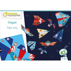 Avenue Mandarine Kreativset Kreativ Box Origami Flugzeuge und Raketen, (40-tlg), 40 Teile
