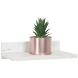 Ricoo Wandregal 30 x 8 x 19 cm Weiß