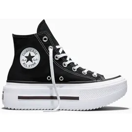 Converse Chuck Taylor All Star Lift Double Damen Weite M Schwarz/Weiß 41