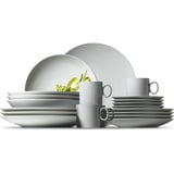 Thomas Kombiservice Loft by Rosenthal, Weiß, Keramik, 20-teilig, Uni, 210 ml,210 ml, 30x38.5x33.7 cm, DIN EN ISO 14001, DIN EN ISO 50001, DIN EN ISO 9001, Essen & Trinken, Geschirr, Geschirr-Sets, Kombiservice