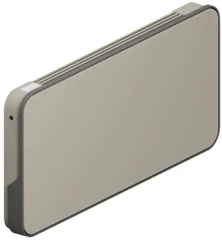 BEMM Relax Hybrid Heizkörper für Wärmepumpen, 650 x 1320mm - mittelgrau perlmatt