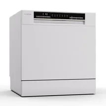 Klarstein Amazonia Eco 8 Geschirrspüler (freistehend, 550 mm breit, Weiß)