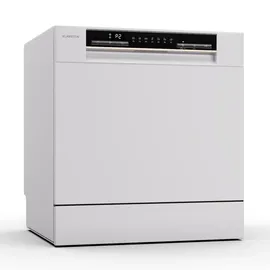 Klarstein Amazonia Eco 8 Geschirrspüler (freistehend, 550 mm breit, Weiß)