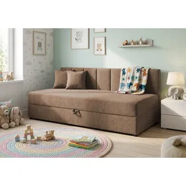 s-style möbel Lenny Tagesbett 90 x 200 cm braun