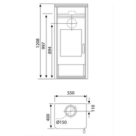 Wamsler Orpheus KF 101-OFW Stahl grau