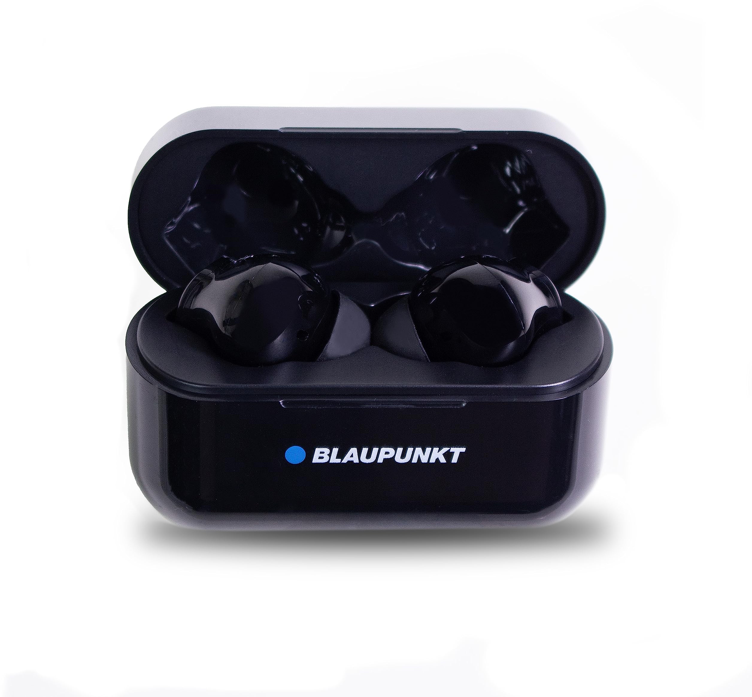 Blaupunkt TWS 30 In-Ear Kopfhörer mit True Wireless Stereo - Bluetooth Kopfhörer mit Touch-Control-Technologie, ideal geeignet für Sport, Perfekter Halt, USB-C Anschluss, mit Ladeschale, Schwarz