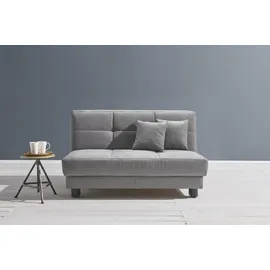 Ell + Ell Schlafcouch Polyester 2-Sitzer Grau