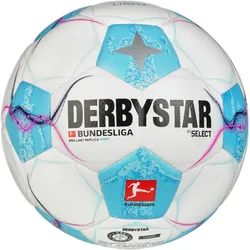 DERBYSTAR Bundesliga Brillant Light 350g Leicht-Fußball 2024/25 Kinder weiss/blau/pink 4