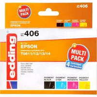 Edding kompatibel zu Epson T0615 CMYK