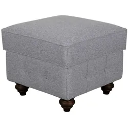 Polsterhocker HOME AFFAIRE "MENDITTE", grau, B:55cm H:46cm T:55cm, 100% Polyester, Hocker